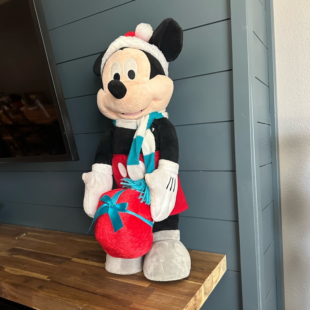 Disney | Holiday | Disney Mickey Mouse Plush| 25” Tall - Picture 2 of 10
